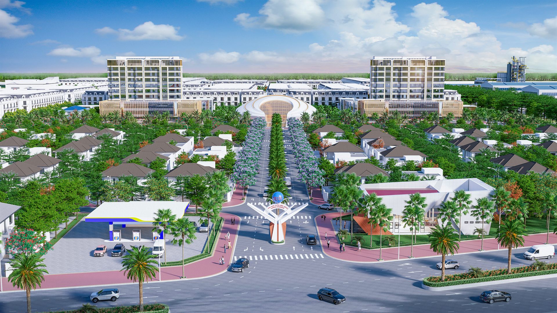 Tuyến phố thương mại nhà liền kề