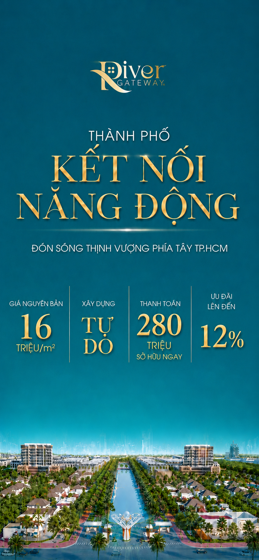 River Gateway · Khu Tây TP.HCM — Thành phố kết nối năng động